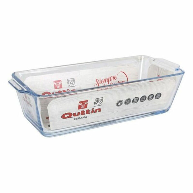 Kochschüssel Quttin Glas rechteckig (825 cc)