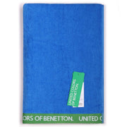 Beach Towel Benetton Rainbow Blue (160 x 90 cm)