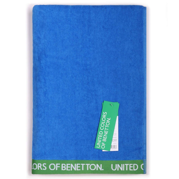 Beach Towel Benetton Rainbow Blue (160 x 90 cm)