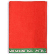 Beach Towel Benetton Rainbow Red (160 x 90 cm)