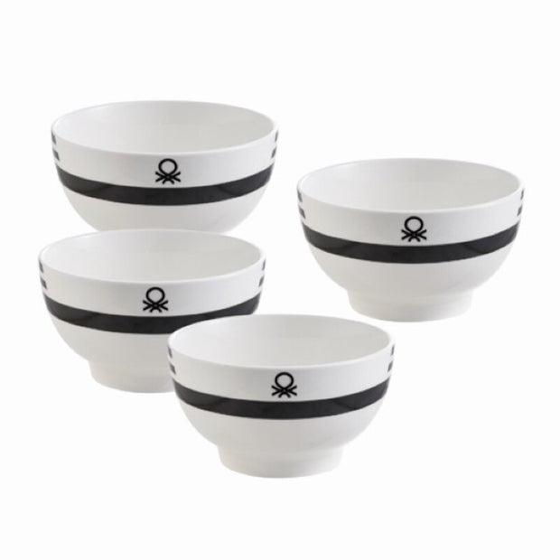 Schalenset Benetton Bone China Porzellan 650 ml (4 uds)