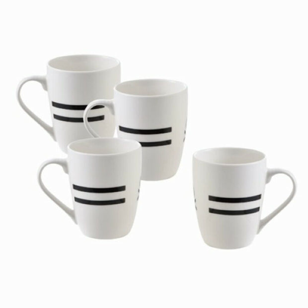 Tassensatz Benetton Bone China Porzellan 360 ml (4 uds)