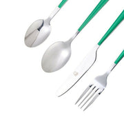 Besteck Benetton Rainbow grün Edelstahl (24 pcs)