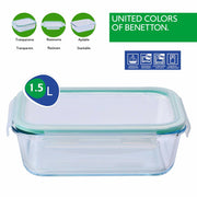 Lunchbox hermetisch Benetton BE084 grün 1500 ml