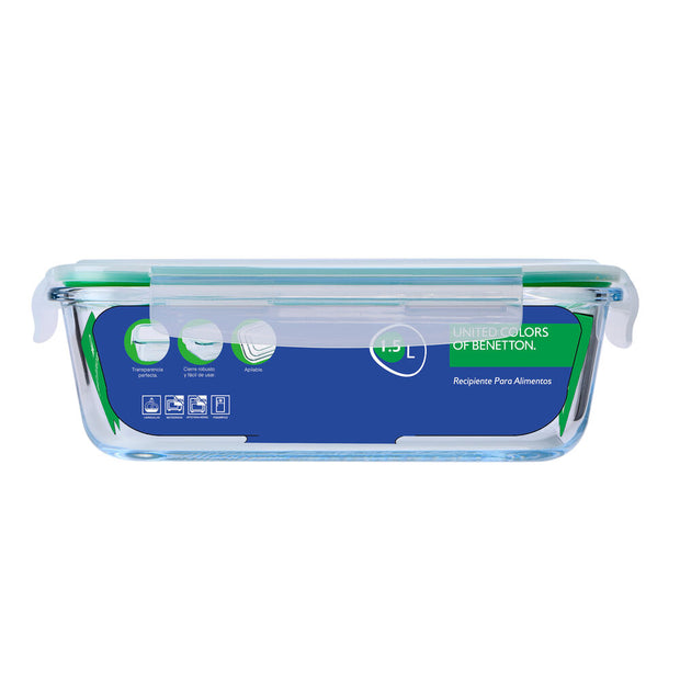 Lunchbox hermetisch Benetton BE084 grün 1500 ml