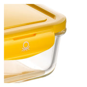 Lunchbox  RAINBOW BE Benetton Gelb Kunststoff Borosilikatglas 340 ml