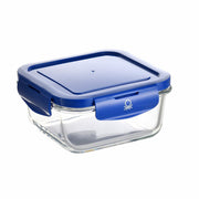 Lunchbox hermetisch Benetton Blau Kunststoff Borosilikatglas (570 ml)