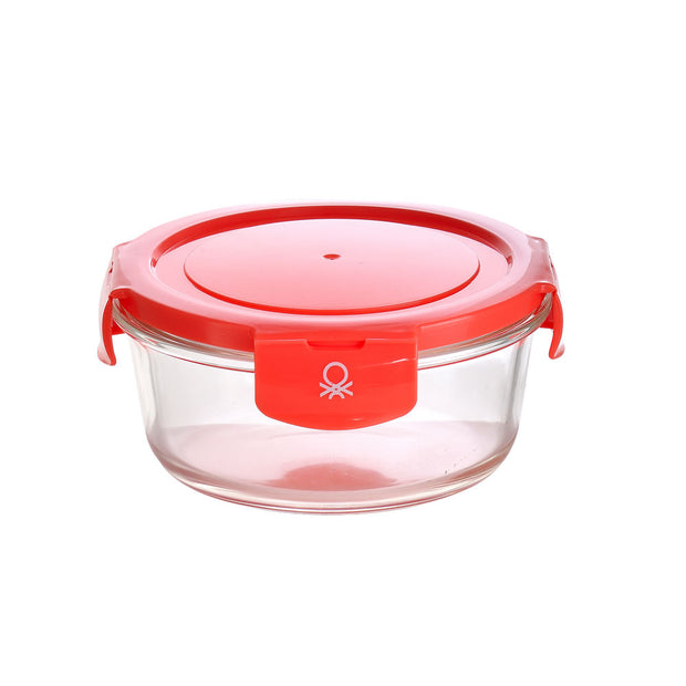 Lunchbox hermetisch Benetton Rot Kunststoff Borosilikatglas 410 ml