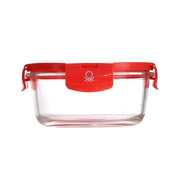 Lunchbox hermetisch Benetton Rot Kunststoff Borosilikatglas 410 ml