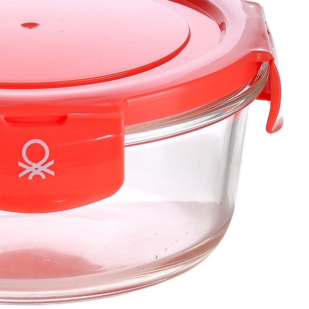 Lunchbox hermetisch Benetton Rot Kunststoff Borosilikatglas 410 ml