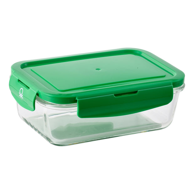 Lunchbox RAINBOW BE Benetton 1860 ml grün Borosilikatglas