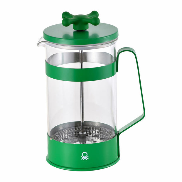 Kolben-Kaffeemaschine Benetton grün Borosilikatglas (600 ml)