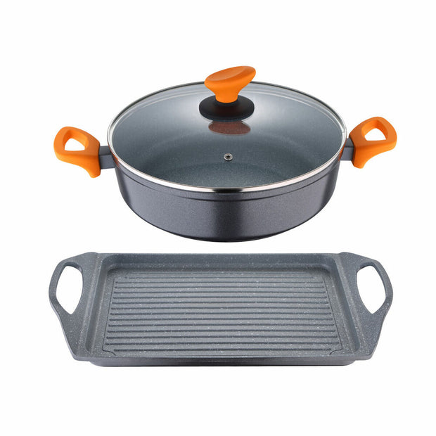 Kasserolle San Ignacio Cookware Lava 2 Stücke Aluminium (2 pcs)