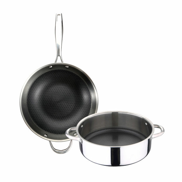 Pfannen-Set Masterpro Cookware Hi-Tech 3 Aluminium (2 pcs)