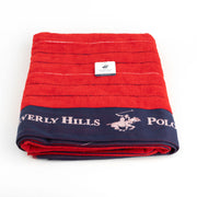 Beach Towel Beverly Hills Polo Club Red 90 x 160 cm