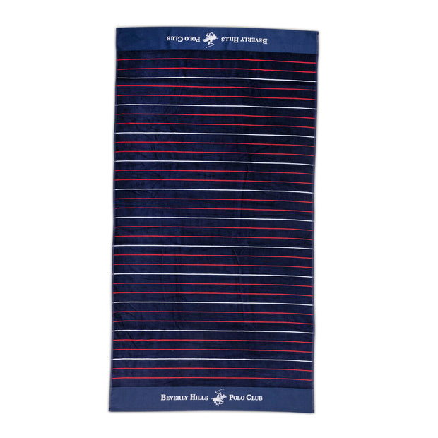 Beach Towel Beverly Hills Polo Club Blue 90 x 160 cm