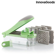 7-in-1-Gemüseschneider, Reibe und Mandoline mit Rezepten und Zubehör Choppie Expert InnovaGoods