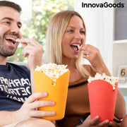 Popcorn-Bereiter, faltbar, Silikon Popbox InnovaGoods (2Er pack)