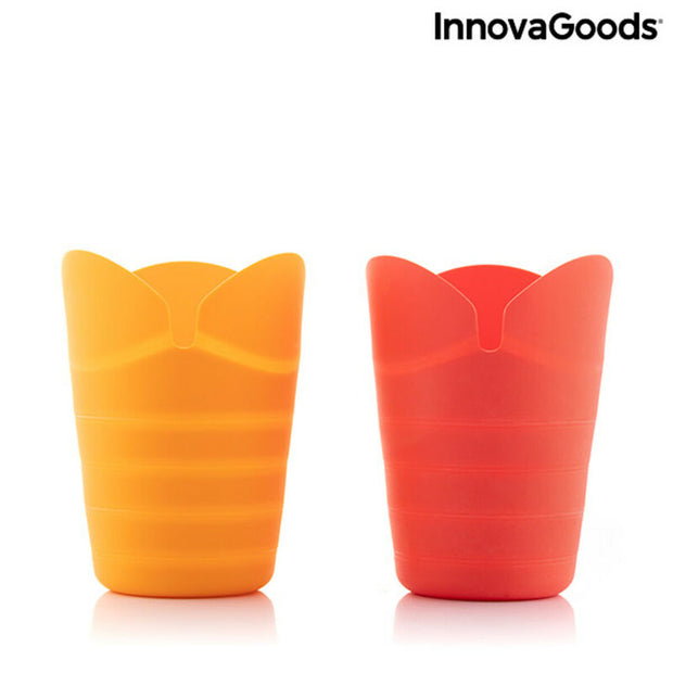 Popcorn-Bereiter, faltbar, Silikon Popbox InnovaGoods (2Er pack)