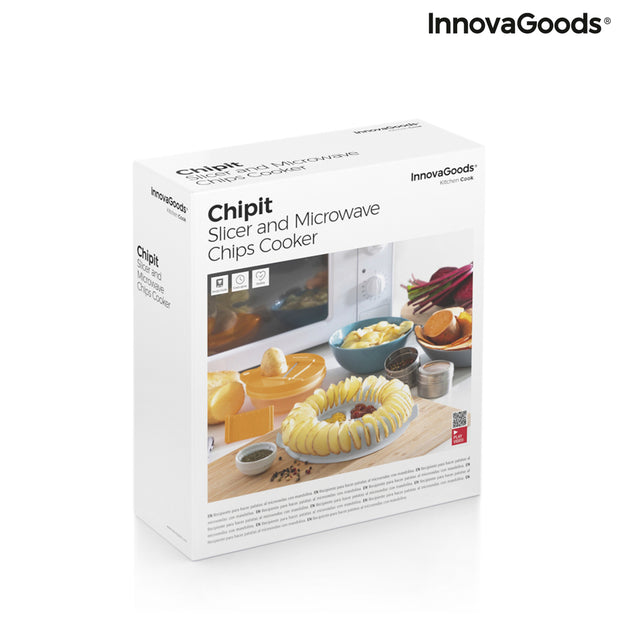 Mikrowellen-Chips-Set mit Hobel und Rezepten Chipit InnovaGoods