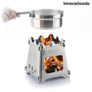 Zerlegbarer Campingkocher aus Stahl Flamet InnovaGoods