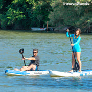 2-in-1 Inflatable Paddle Surf Board with Seat and Accessories Kaddle InnovaGoods 10,5'