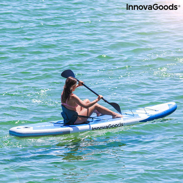 2-in-1 Inflatable Paddle Surf Board with Seat and Accessories Kaddle InnovaGoods 10,5'