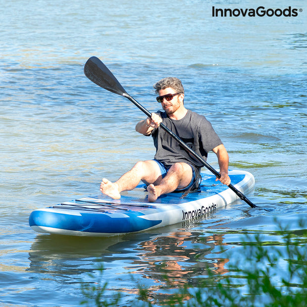 2-in-1 Inflatable Paddle Surf Board with Seat and Accessories Kaddle InnovaGoods 10,5'