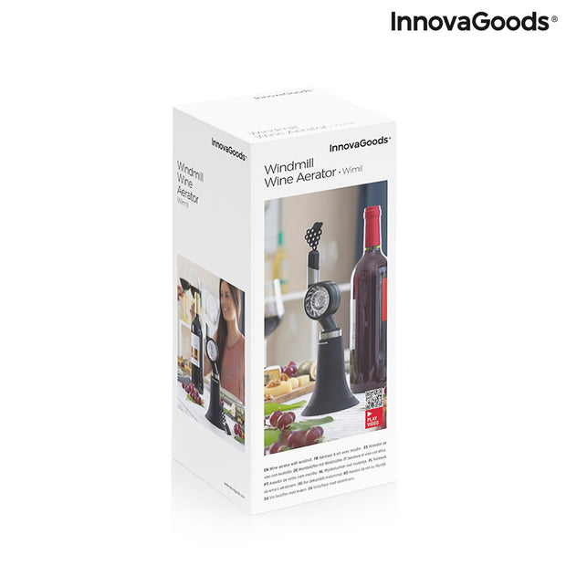 Weinbelüfter mit Windmühle und Ständer Wimil InnovaGoods