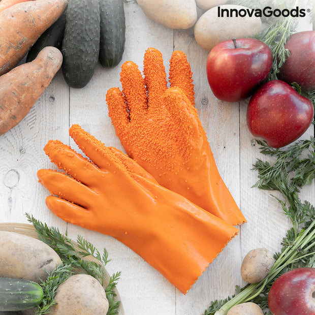 Handschuhe für die Reinigung von Obst und Gemüse Glinis InnovaGoods