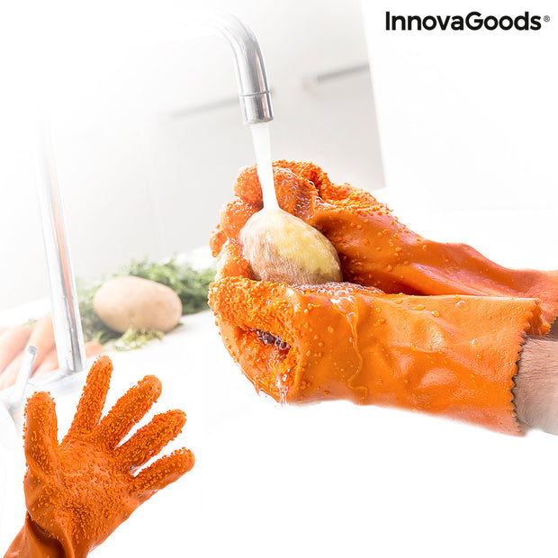 Handschuhe für die Reinigung von Obst und Gemüse Glinis InnovaGoods