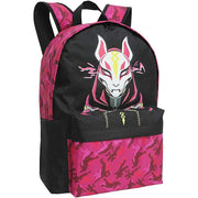 Set Fortnite Max Drift Black Fuchsia School Bag Holdall