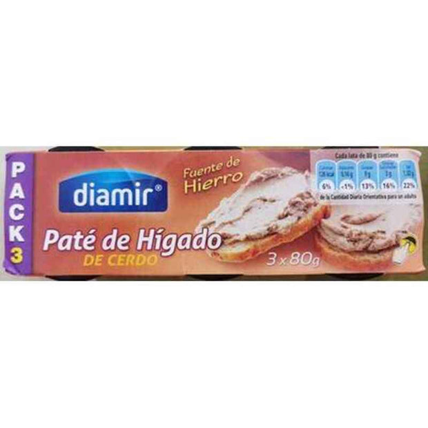 Pastete Diamir Schweineleber (3 x 80 g)