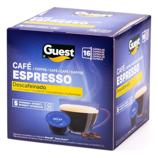 Kaffeekapseln Espresso Guest Entkoffeiniert (16 uds)