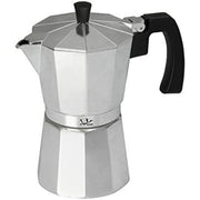 Italienische Kaffeemaschine JATA CCA6 Silberfarben (6 Tassen)