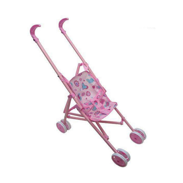 Doll Stroller 18,5 x 53 x 45 cm Pink Metal