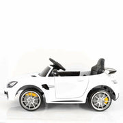 Children's Electric Car Mercedes-Benz AMG GTR White 12 V 15 W (105 x 57 x 45 cm)