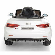 Children's Electric Car Audi S5 Cabriolet White 12 V 35 W