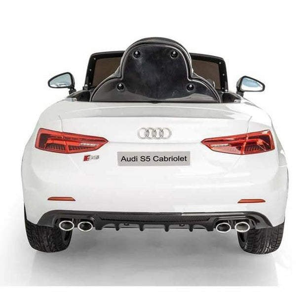 Children's Electric Car Audi S5 Cabriolet White 12 V 35 W