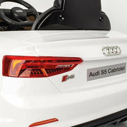 Children's Electric Car Audi S5 Cabriolet White 12 V 35 W