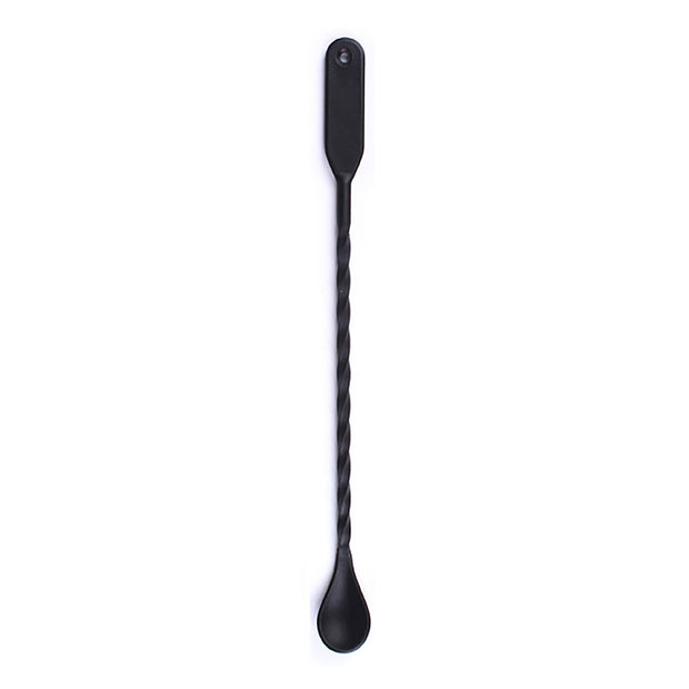 Cocktaillöffel Koala Basic Mehrzweck Schwarz Kunststoff (31 x 2,7 cm)
