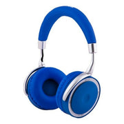 Foldable Headphones with Bluetooth CoolBox COO-AUB-12BL 300 mAh Blue Blue / White