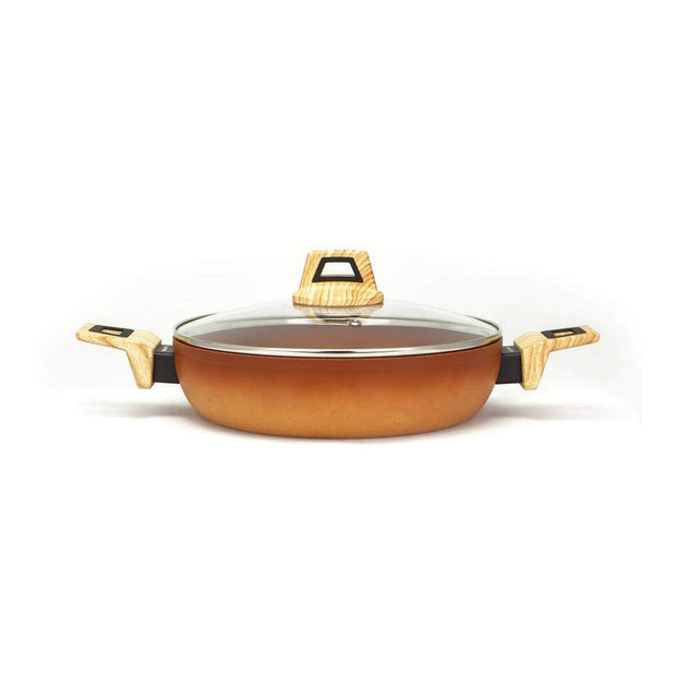 Topf mit Deckel Amercook Terrakotta (Ø 26 cm)