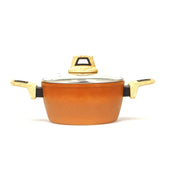 Topf mit Deckel Amercook Terrakotta (Ø 20 cm)