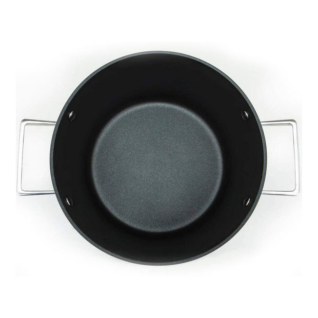 Topf mit Deckel Amercook Schwarz Edelstahl (Ø 20 cm)