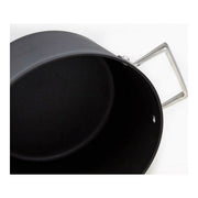 Topf mit Deckel Amercook Schwarz Edelstahl (Ø 20 cm)