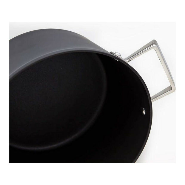 Topf mit Deckel Amercook Schwarz Edelstahl (Ø 20 cm)