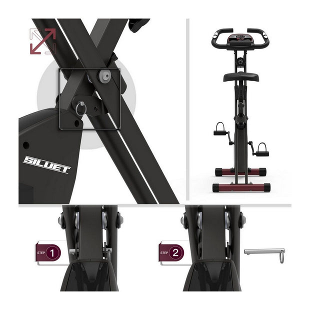 Stationary bike Siluet Fitness FOLDABLE BIKE BX2-3S