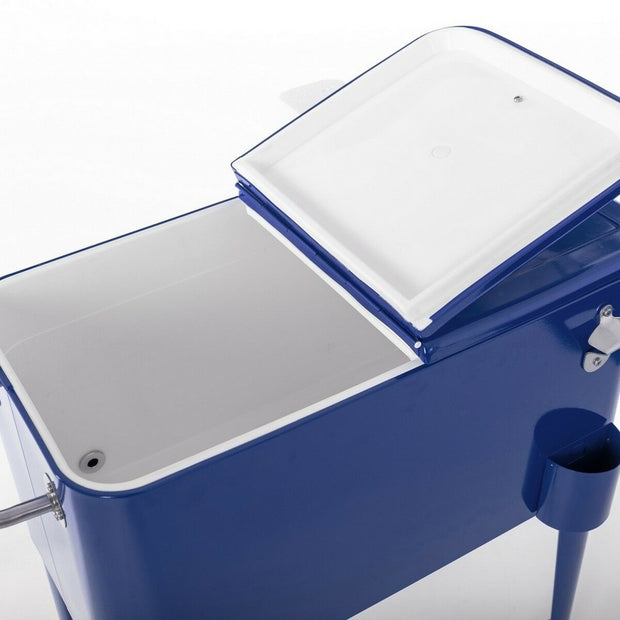 Portable Fridge Fresh 74 x 43 x 80 cm Metal Cobalt blue