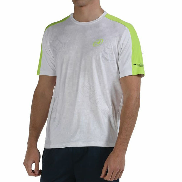 Herren Kurzarm-T-Shirt Bullpadel Weiß